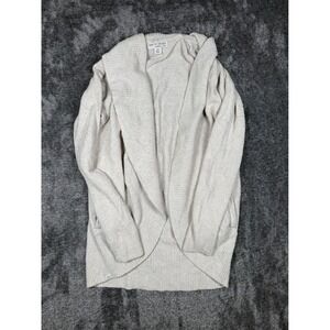 Barefoot Dreams Bamboo Chic Lite Cardigan Sweater Cozy Shawl Collar XS S Gray